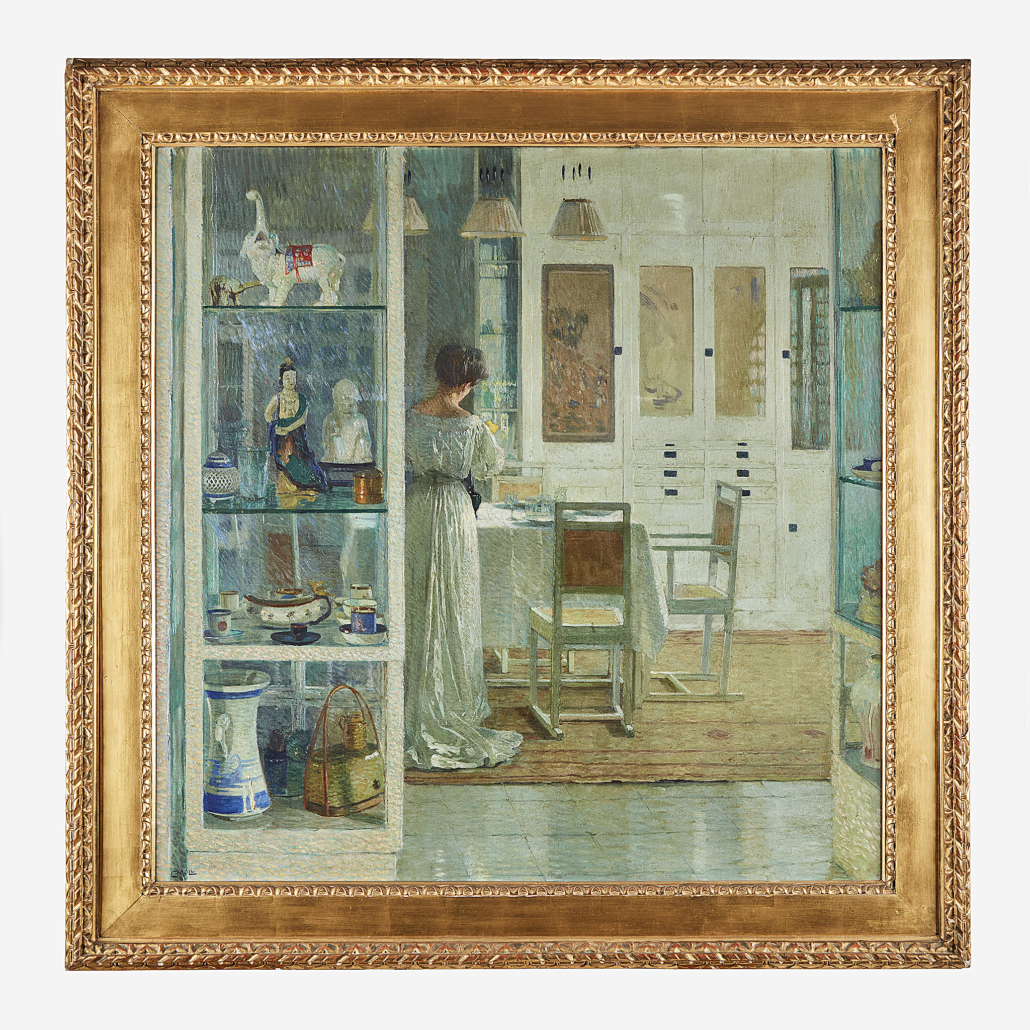 Carl Moll (1861-1945), ‘White Interior,’ 1905, oil on canvas. Private collection 