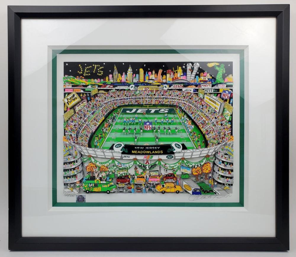 Charles Fazzino, ‘Jets Football Team, New Jersey Meadowlands,’ est. $400-$500