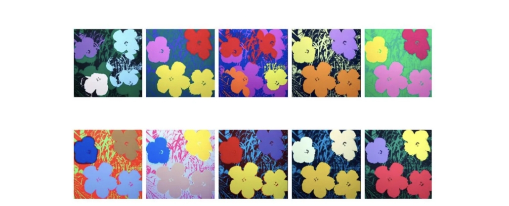 Warhol ‘Flowers’ Suite, est. $2,500-$3,000