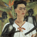 Frida Kahlo (Mexican, 1907-1954) ‘Self-Portrait with Monkeys,’ 1943. Oil on canvas, 32 1/8in by 24 ¾in (81.5cm by 63cm). The Jacques and Natasha Gelman Collection of 20th Century Mexican Art and the Vergel Foundation. © 2021 Banco de México Diego Rivera Frida Kahlo Museums Trust, Mexico, D.F. / Artists Rights Society (ARS), New York