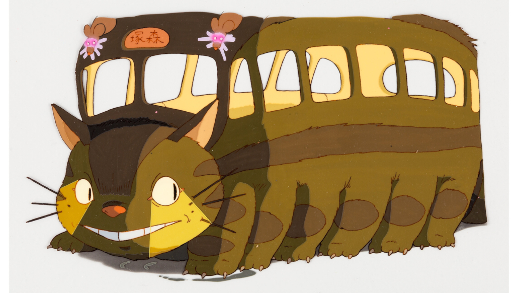 Catbus production cel from ‘My Neighbor Totoro,’ $40,800. Photo credit: Heritage Auctions, HA.com
