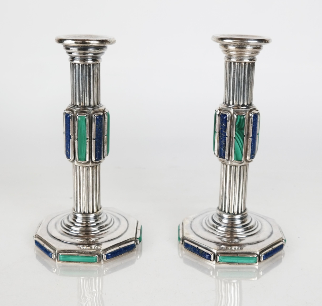 Pair of Buccellati silver candlesticks, est. $1,000-$1,500