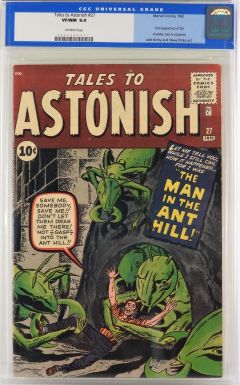 Tales to Astonish #27, featuring the first appearance of the Ant-Man, est. $40,000-$60,000