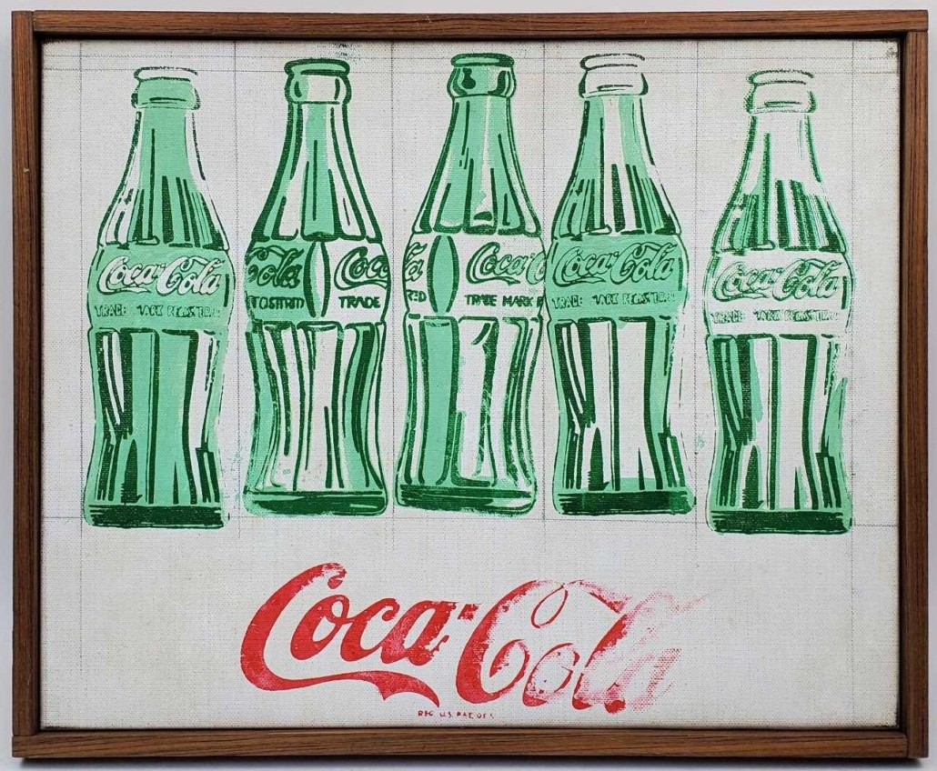 Andy Warhol, ‘5 Coke Bottles,’ est. $50,000-$75,000