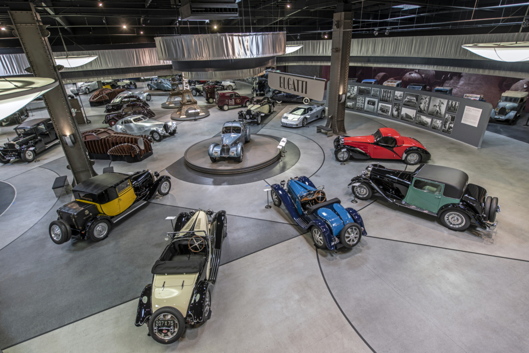French coachbuilders’ cars on display at the Mullin Automotive Museum in Oxnard, Calif. The institution won Museum/Collection of the Year at the 2021 Historic Motoring Awards. Photo credit: the Mullin Automotive Museum.
