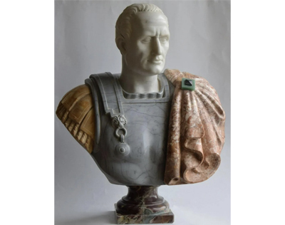 Marble bust of Julius Caesar among top pieces in Dec. 22 auction