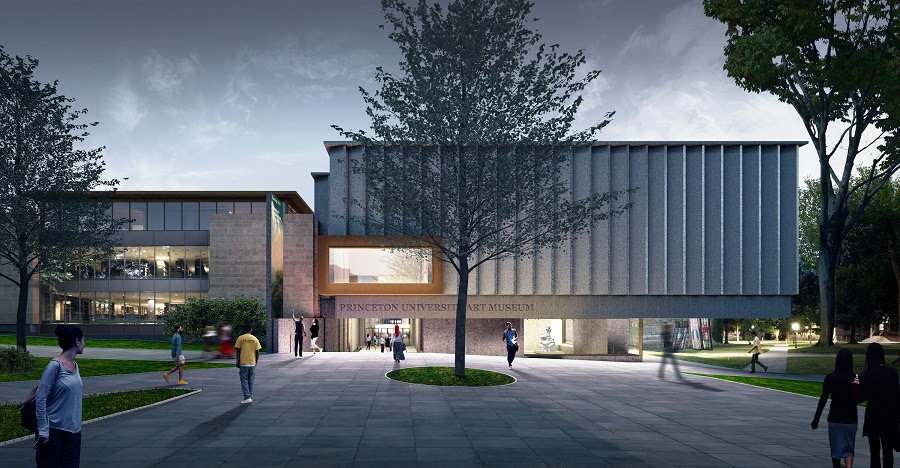 The future main entrance to the Princeton University Art Museum. Design rendering by Adjaye Associates. © Adjaye Associates