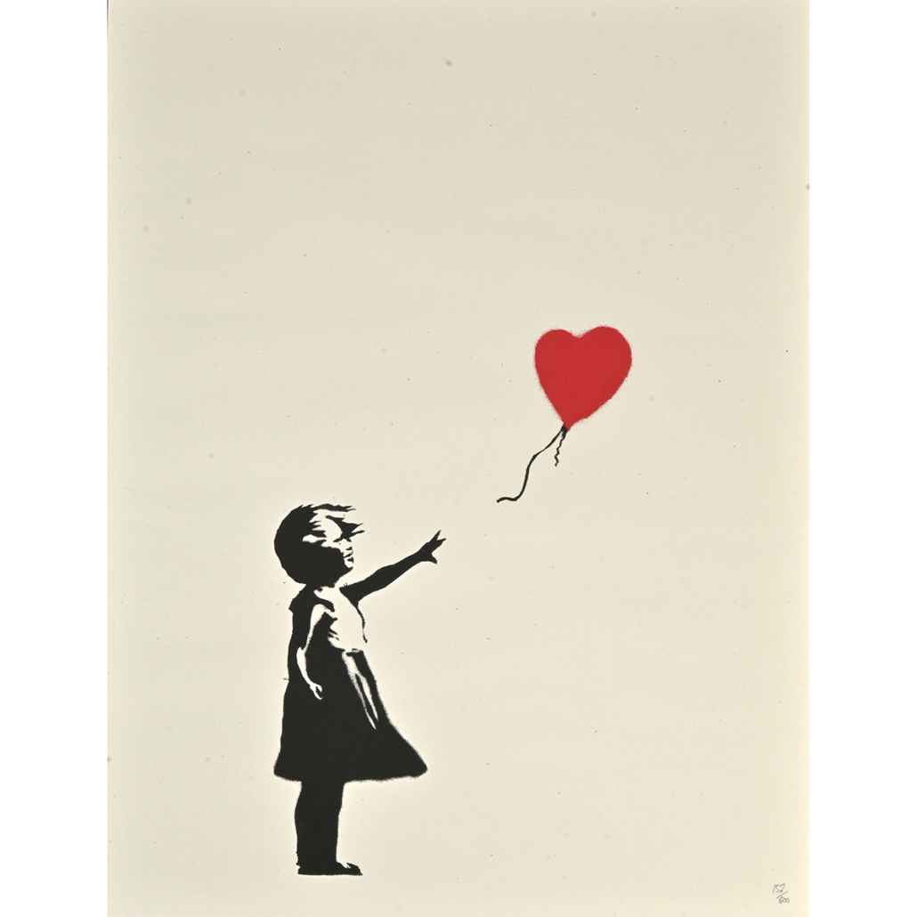 Banksy, ‘Girl with Balloon,’ $174,000