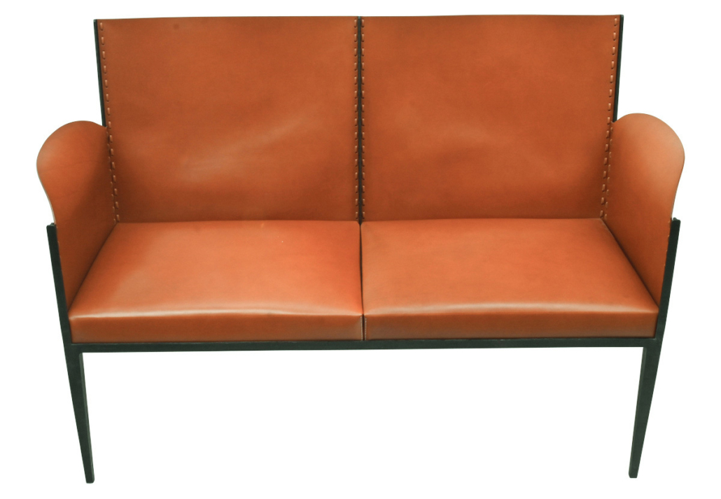 Leather bench by Jean-Michel Frank for Hermes, $15,600
