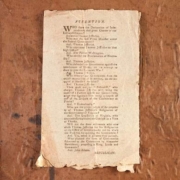 1796 Thomas Jefferson campaign handbill, est. $15,000-$25,000