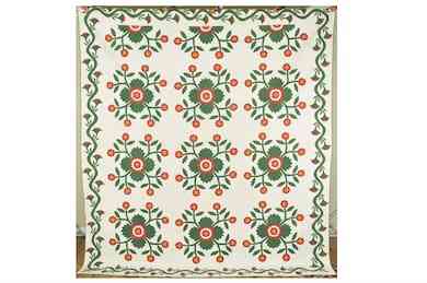 Jan. 27 auction uncovers fine American quilts, textiles