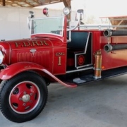 Completely restored 1935 Ford fire engine, est. $15,000-$30,000