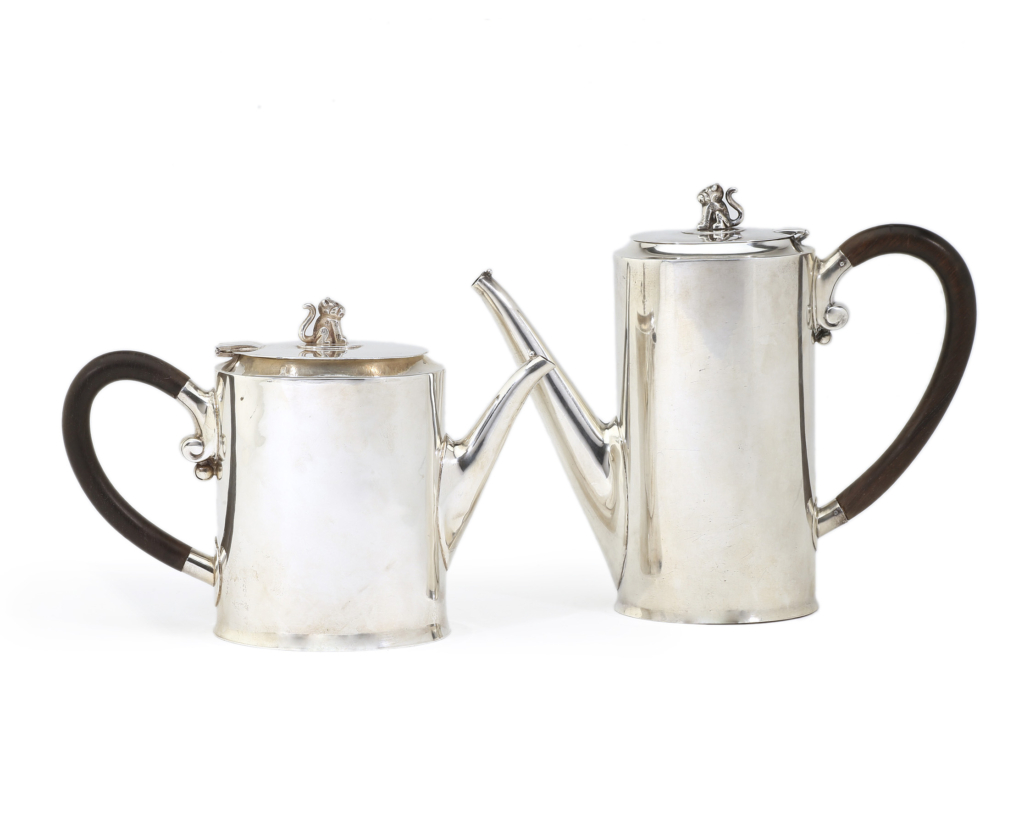 William Spratling Jaguar coffee and teapot, est. $1,000-$2,000