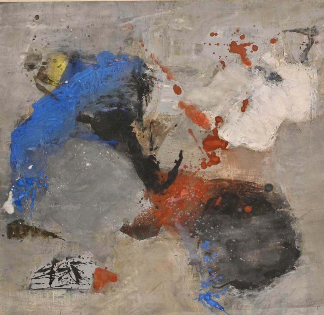 Untitled 1961 abstract by Giuseppe Santomaso, $20,910