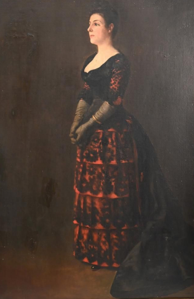 John Singer Sargent full length portrait of a woman, $25,000