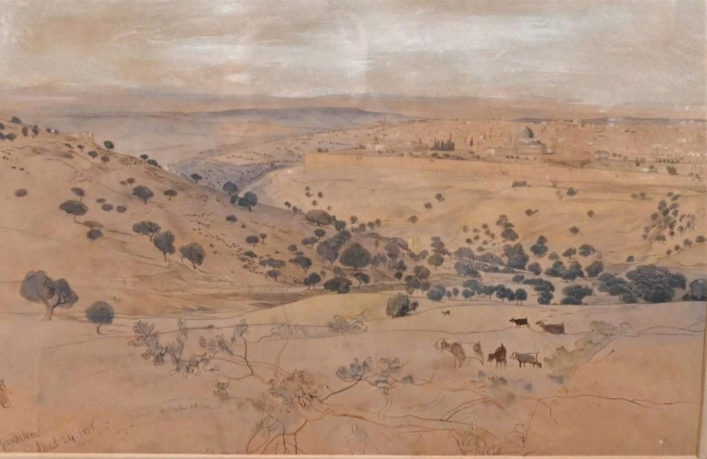 Edward Lear, ‘Jerusalem, April 24, 1858,’ $24,000