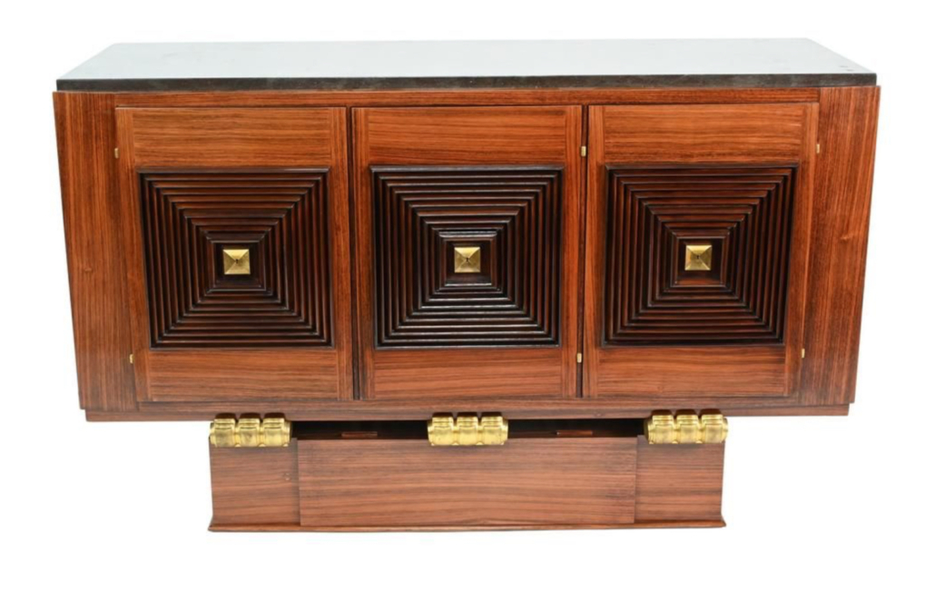 1930 sideboard by Emile Jacques Ruhlmann, $48,000