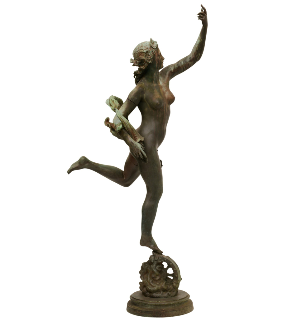 Patinated bronze sculpture by Giambologna, est. $15,000-$25,000