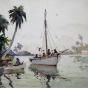 Watercolor on paper by Anthony Thieme, $12,500
