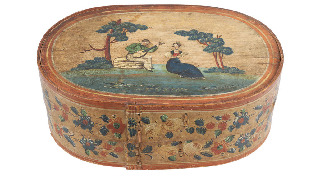 Late 18th-century Pennsylvania bride’s box, est. CA$2,500-$3,500