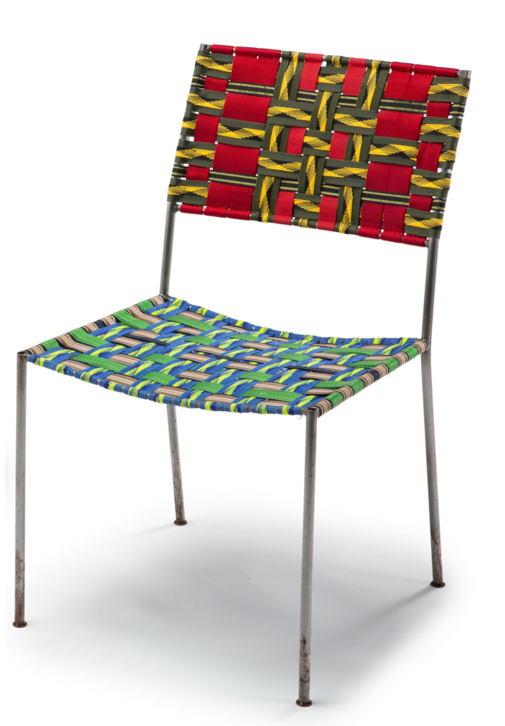 One of two Franz West Uncle chairs in the sale, each est. $10,000-$15,000. Image courtesy of Heritage Auctions