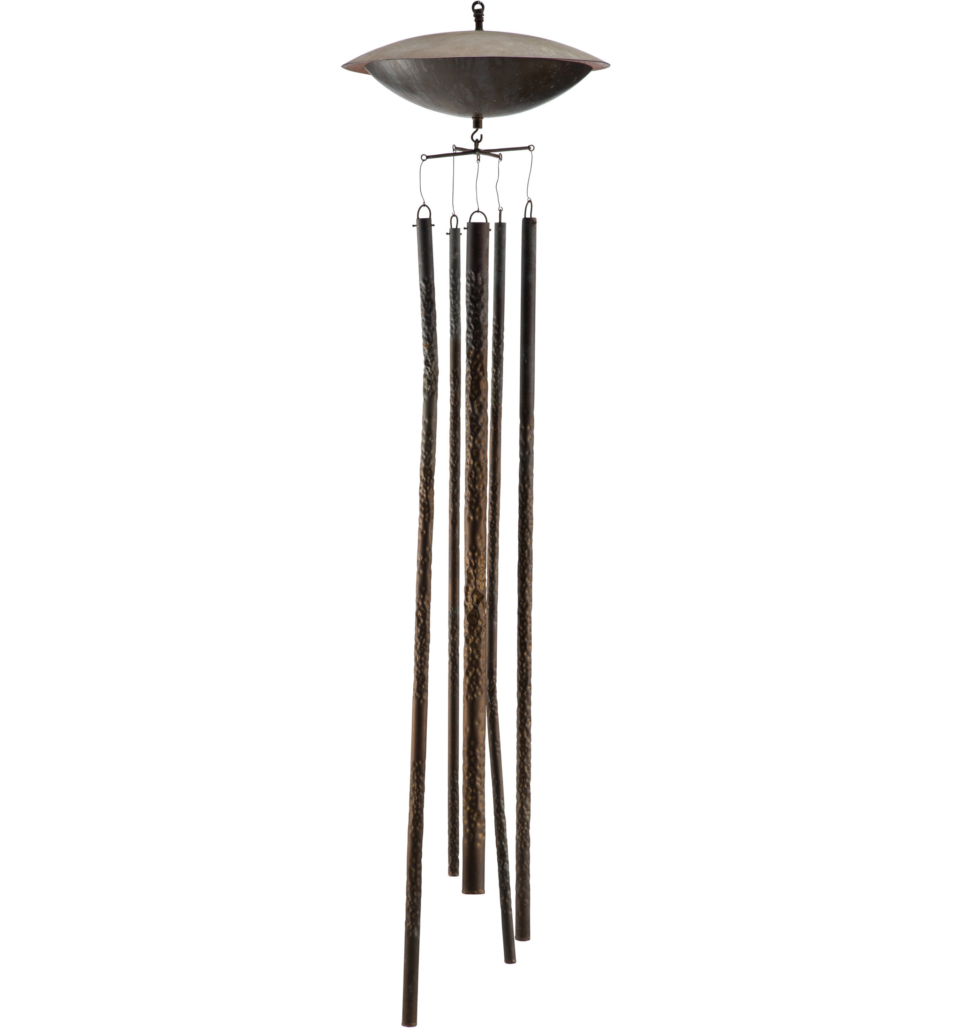 Circa-1955 metal suspension lamp from the Bavinger residence, credited to Charles Williams, est. $6,000-$9,000. Image courtesy of Heritage Auctions