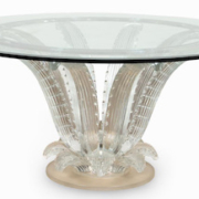 Lalique Cactus crystal center table designed in France in 1951 by Marc Lalique, est. $20,000-$30,000