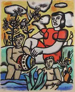 Collectors can feast on Fernand Leger study for &#8216;Le Picnic&#8217; at Clarke, Feb. 6