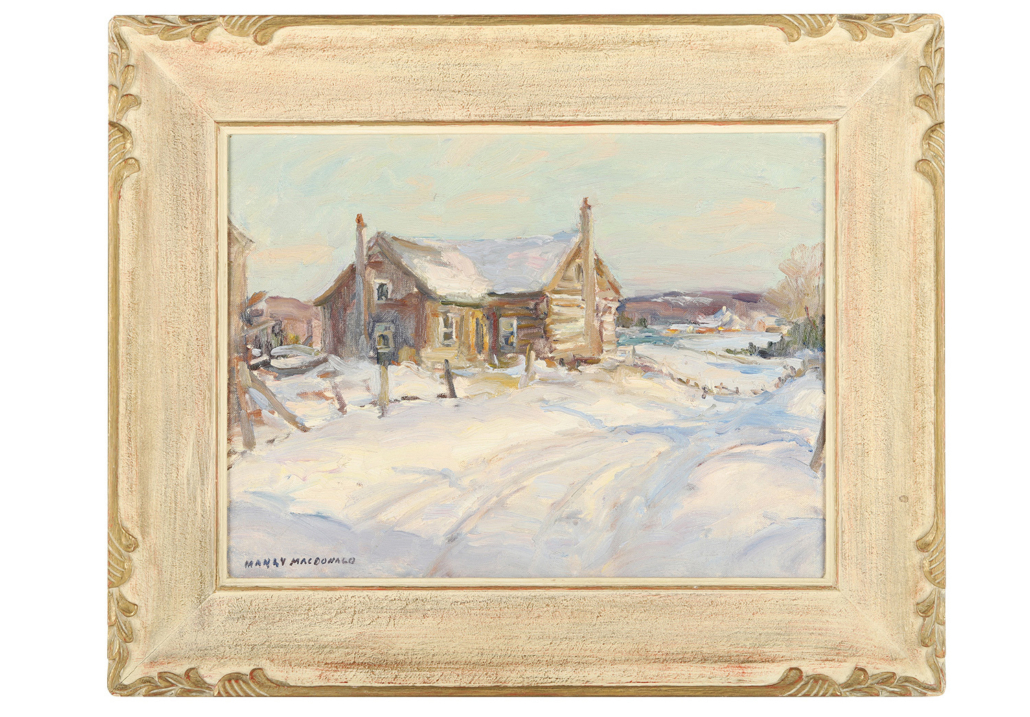 Manly Edward MacDonald, ‘Log House,’ est. CA$4,000-$5,000