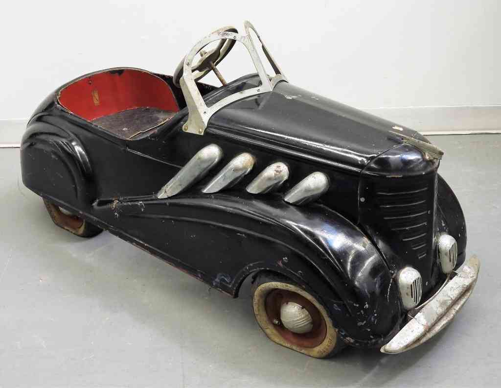 Early 20th-century black Auburn pedal car, $5,938