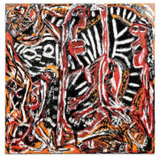 Thornton Dial, ‘Struggling Tiger (The Tiger Penned In),’ $84,700
