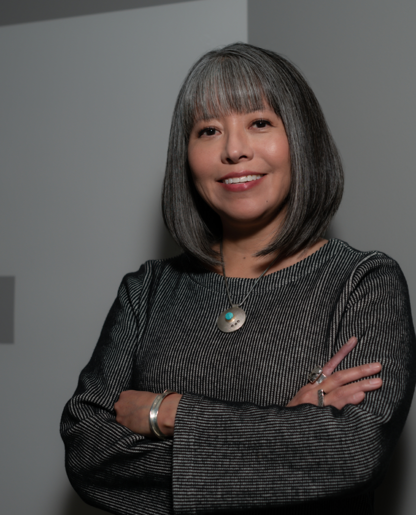 Cynthia Chavez Lamar, an Indigenous New Mexico woman, has been named to lead the Smithsonian's National Museum of the American Indian, effective Feb. 14. She will be the first Native American woman to lead the museum. Image courtesy of the Smithsonian Institution. Photo credit: Walter Lamar