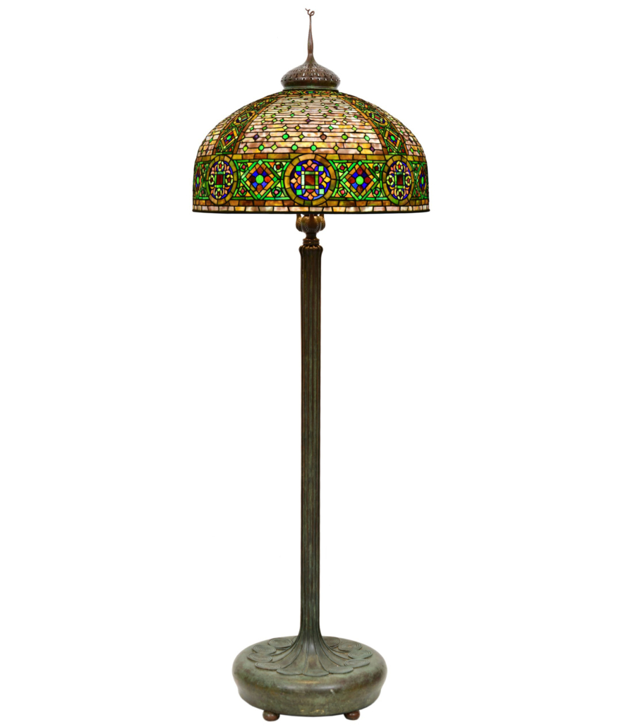Tiffany Studios Byzantine floor lamp, $115,625
