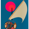 Circa-1960s Air Djibouti / La Mer Rouge poster, $1,920