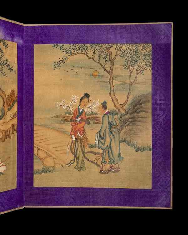 ‘The Historical Story of Twenty-Four Filial Sons,’ a book of watercolor on rice paper paintings, est. $800-$1,200