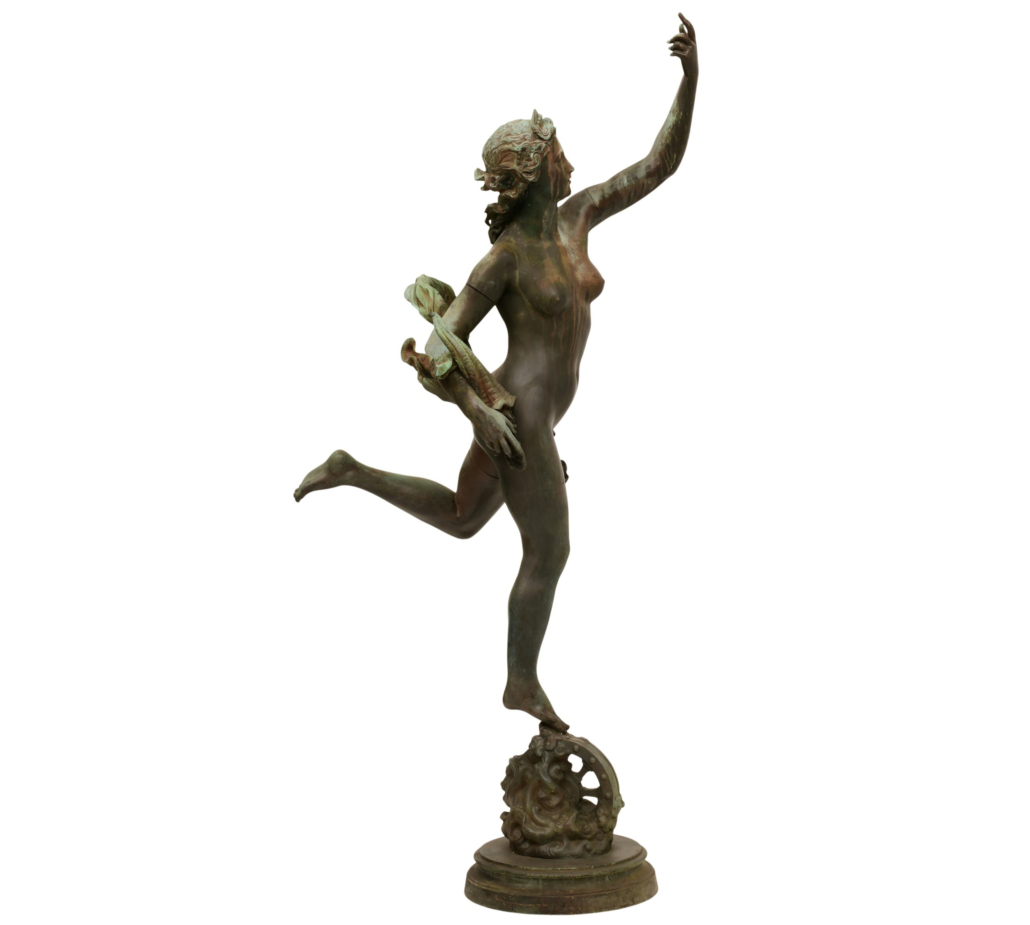 Giambologna bronze sculpture of Aphrodite, $53,750