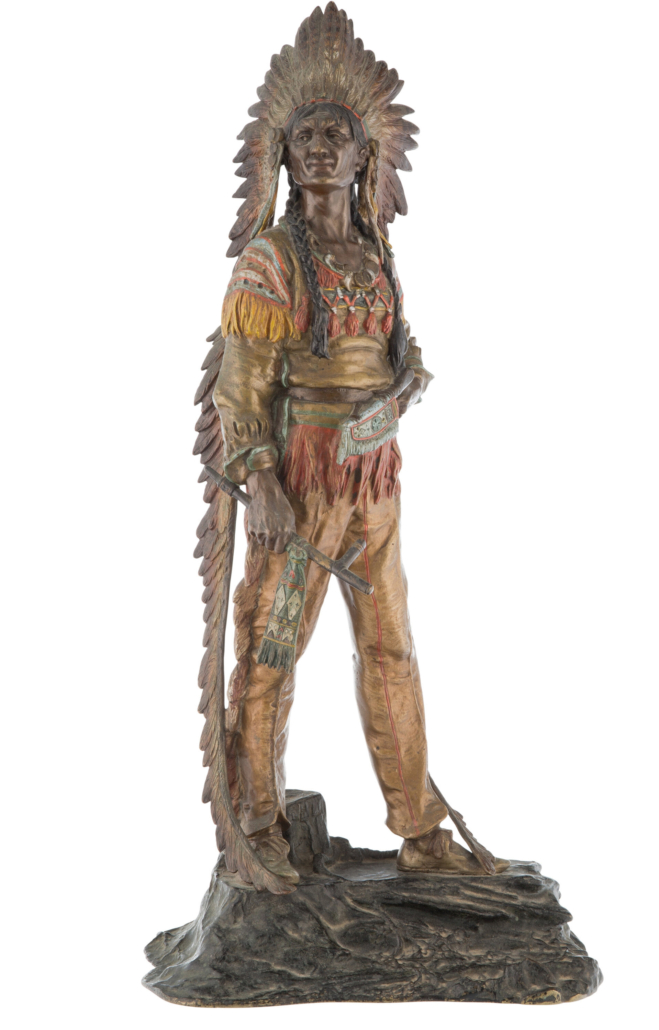 Austrian School figure of an Indian, est. $4,000-$6,000. Image courtesy of Heritage Auctions