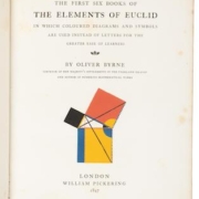 The First Six Books of the Elements of Euclid, with diagrams in color, est. $20,000-$30,000