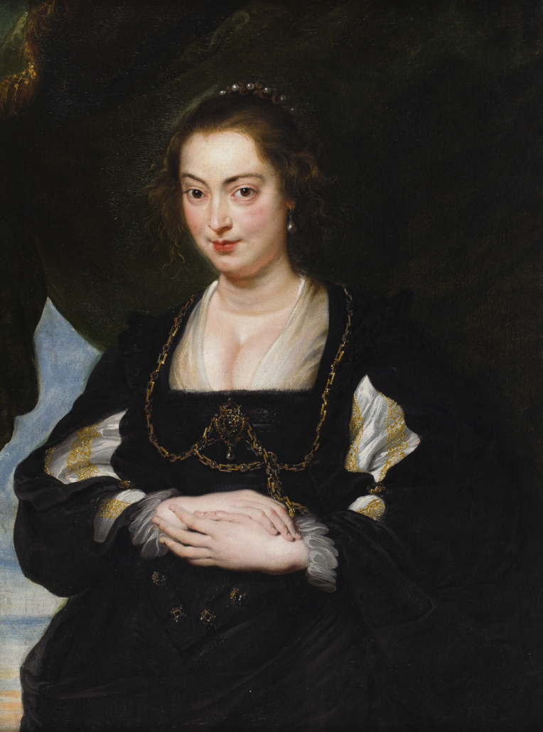 A portrait of a lady painted by Peter Paul Rubens between 1620 and 1625 will be auctioned in Warsaw on March 17 with an estimate of $4.5 million-$6 million. Image courtesy of the DESA Unicum auction house