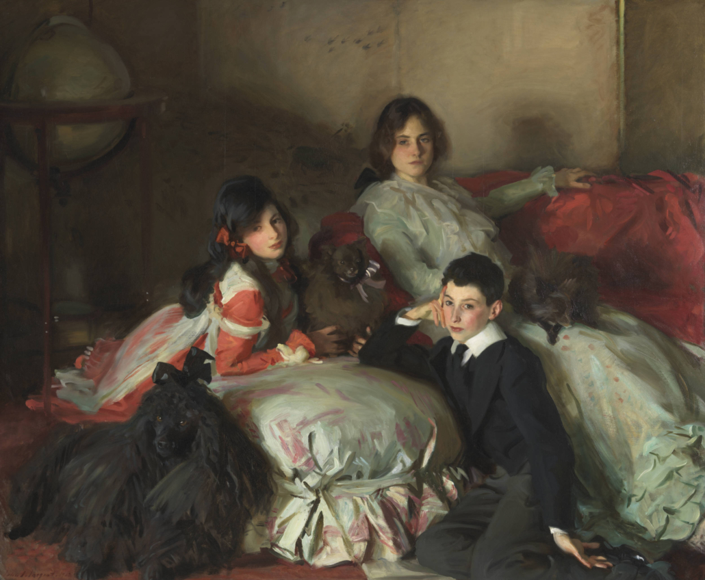 John Singer Sargent, ‘Essie, Ruby and Ferdinand, Children of Asher Wertheimer,’ 1902. Tate