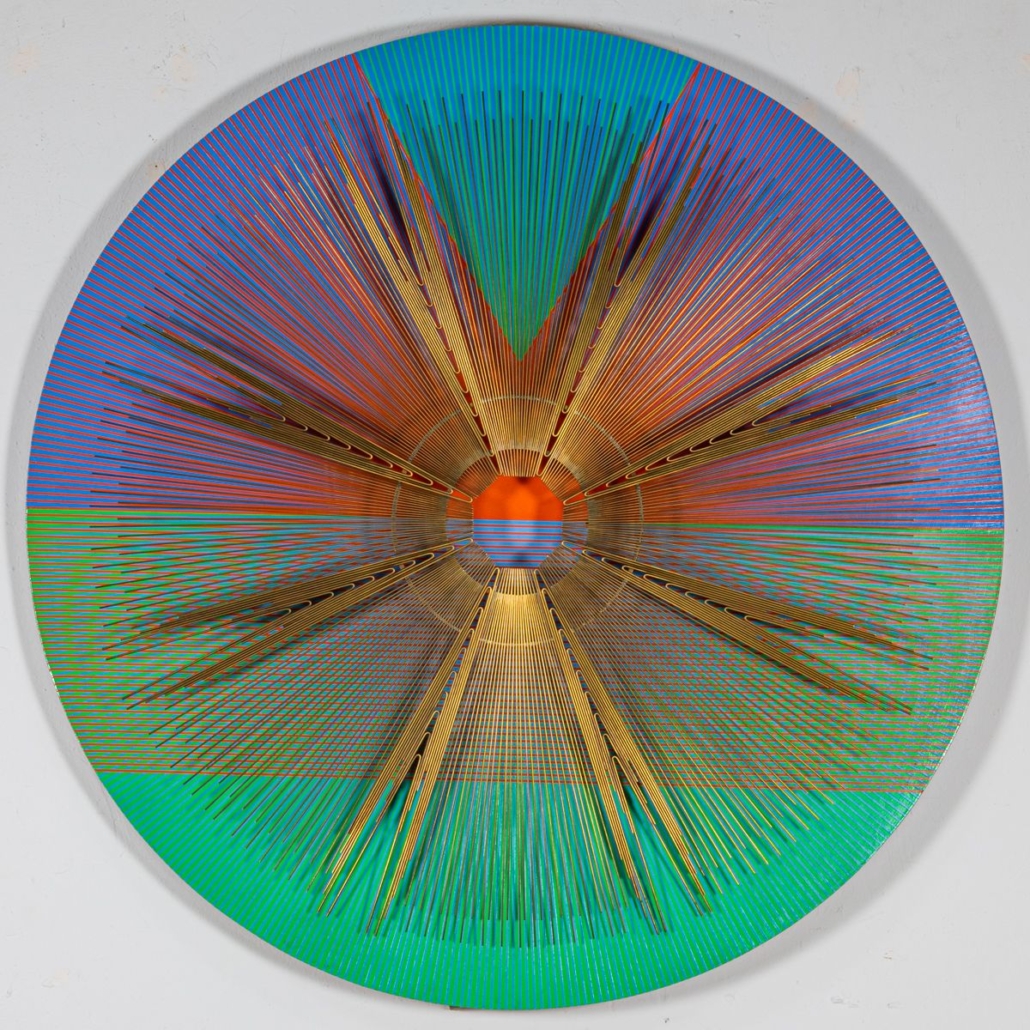 Clarence Van Duzer, ‘Green, Orange, Blue,’ 1965, est. $2,000-$4,000