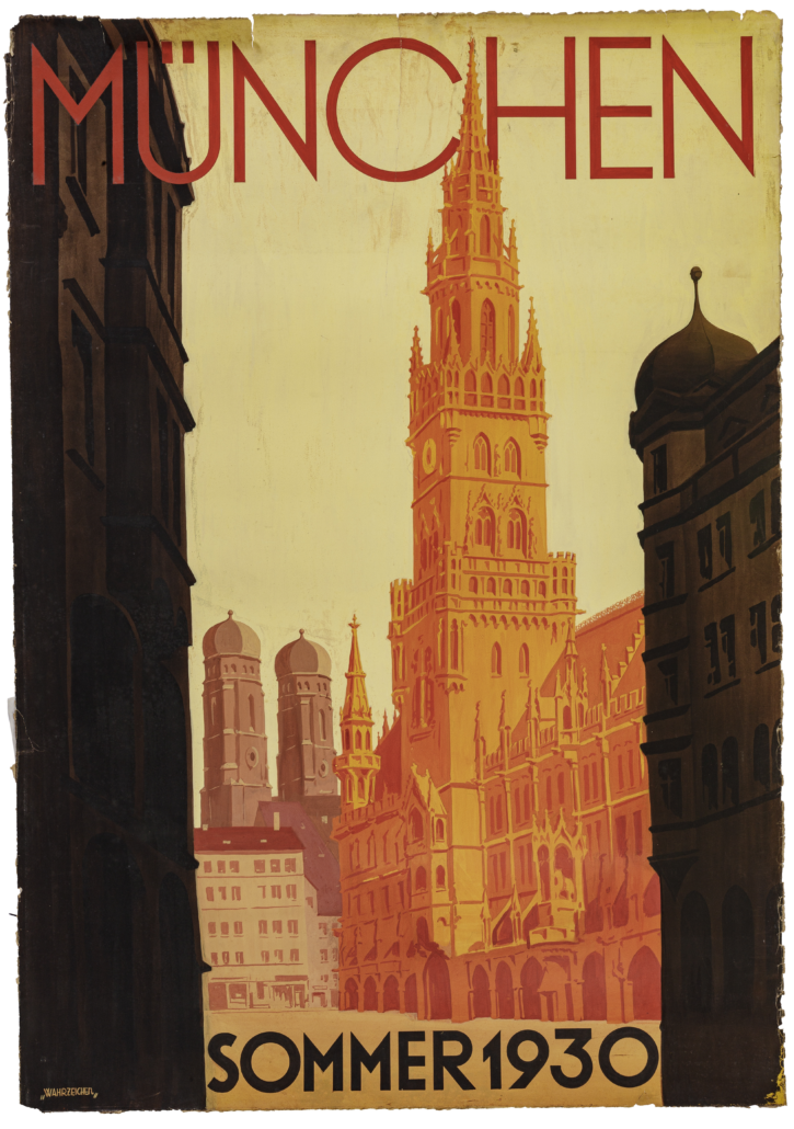 Willi Engelhardt design for a poster advertising Munchen - Sommer 1930, €1,875