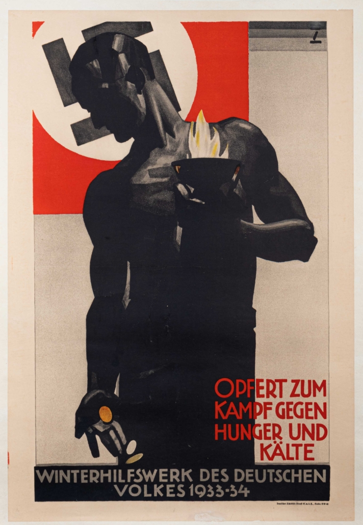 German poster by Ludwig Hohlwein, printed in 1933, est. $1,400-$3,000