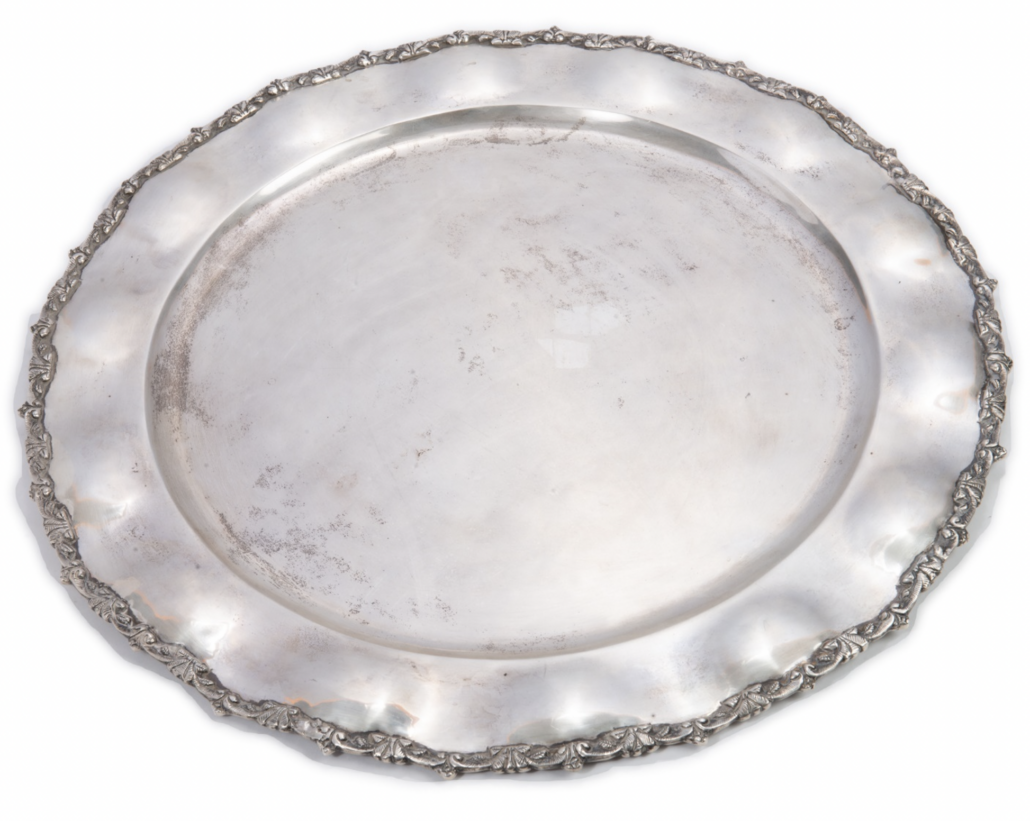 20th-century Mexican sterling silver platter, $1,525