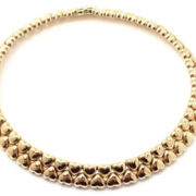 Cartier 18k yellow gold heart-pattern necklace, est. $10,000-$12,000