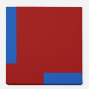 An untitled acrylic on canvas painted in 2013 by Carmen Herrera sold for $95,000 plus the buyer’s premium in November 2021. Herrera died in at her Manhattan home on February 12. She was 106. Image courtesy of Rago Arts and Auction Center and LiveAuctioneers