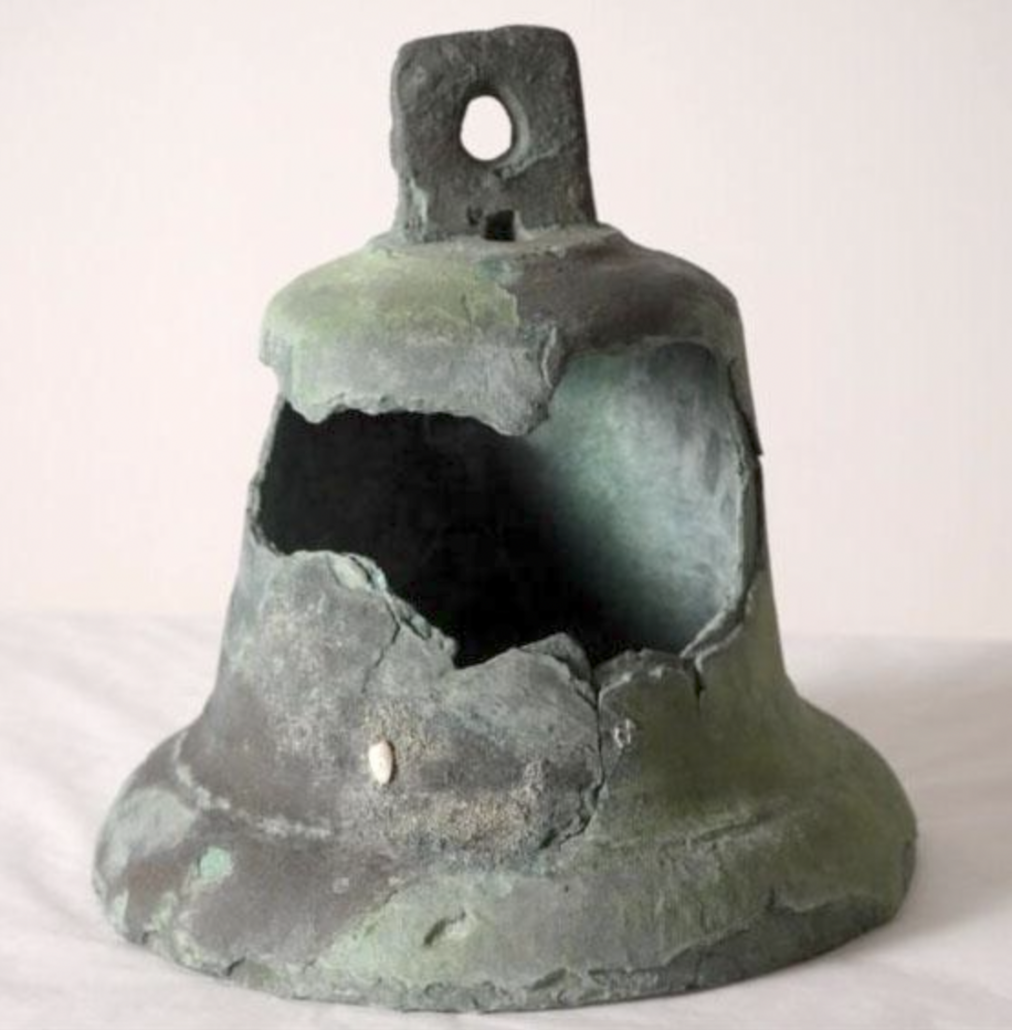 The Santa Maria bell was recovered from the wreck of the San Salvador, which sank off the coast of Portugal in the mid-16th-century.