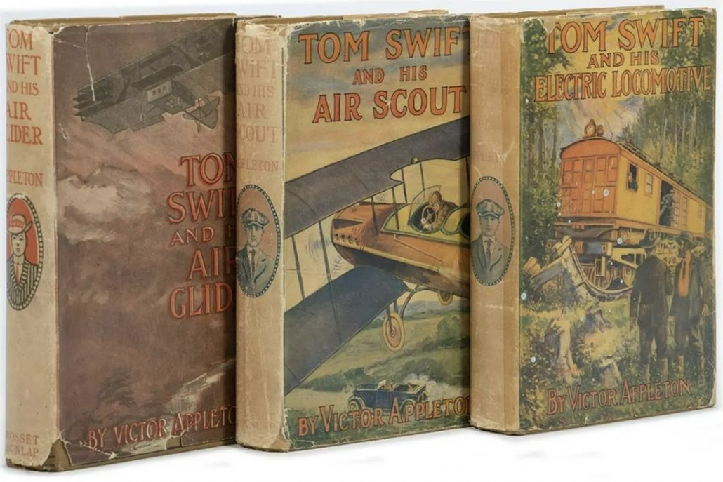 Group of three first edition Tom Swift novels by Victor Appleton, est. $80-$120