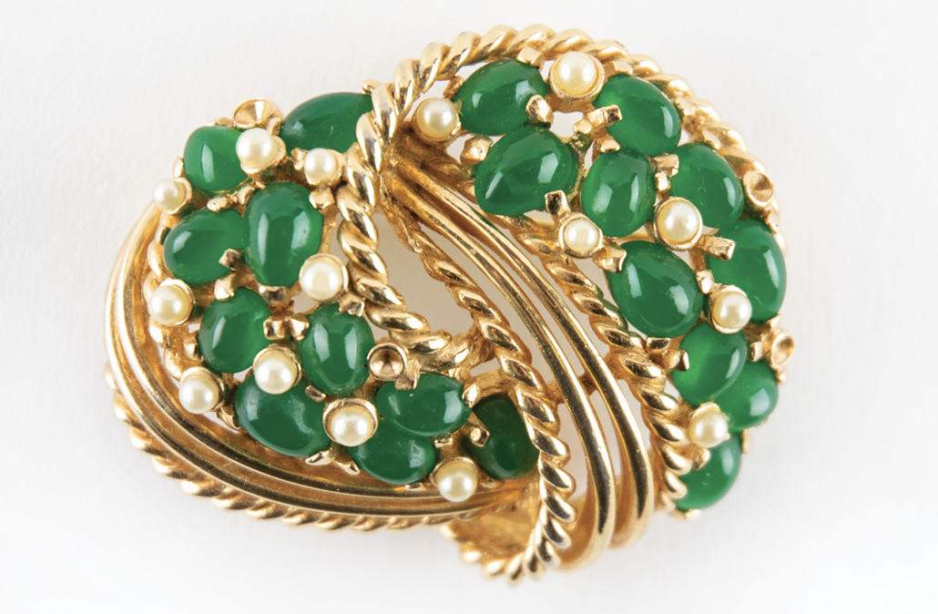 Brooch given by First Lady Jacqueline Kennedy to her secretary in 1960, est. $3,500-$4,500