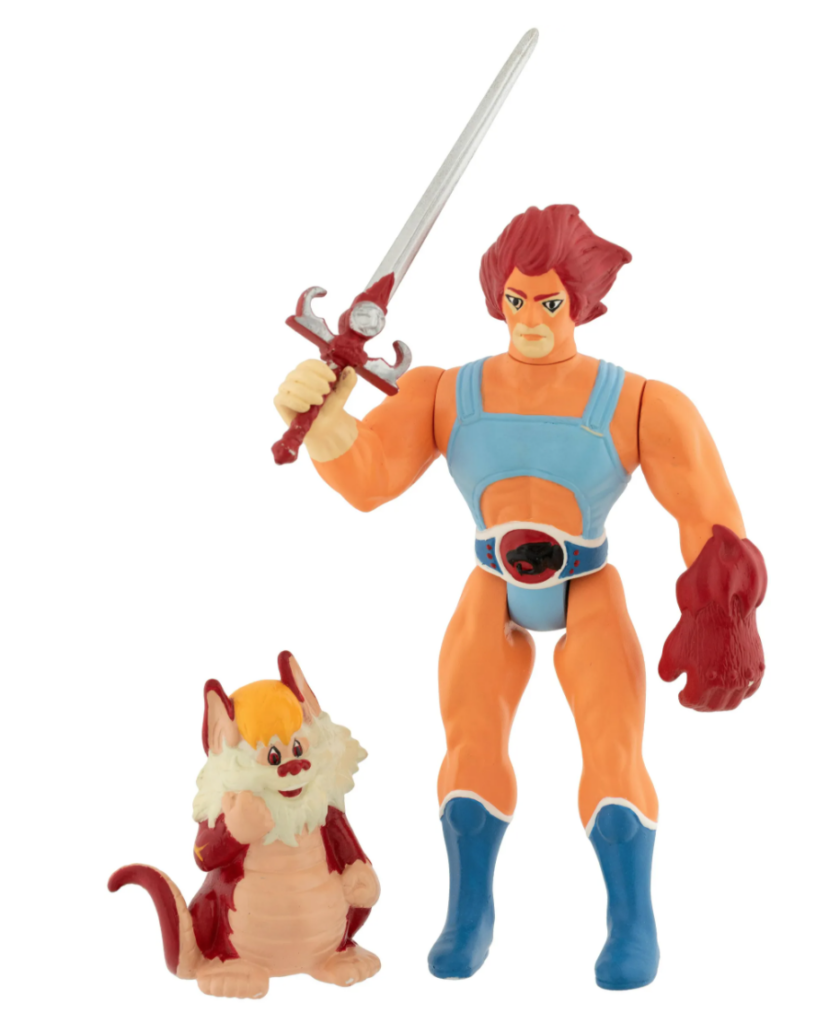 A set of circa-1980s hard copy prototypes of ThunderCats characters Lion-O and Snarf achieved $2,750 plus the buyer’s premium in February 2021 at Hake’s Auctions. Image courtesy of Hake’s Auctions and LiveAuctioneers